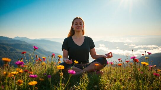 meditation promotes mental wellness
